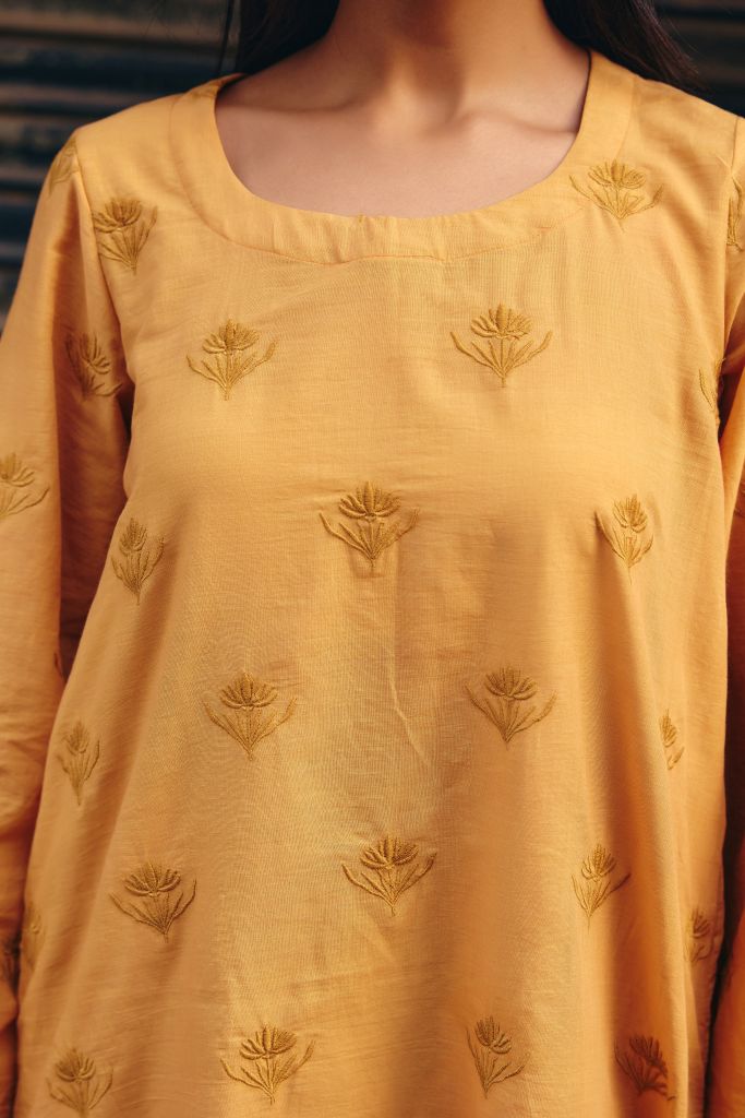 Falak Mustard Co-ord  Set