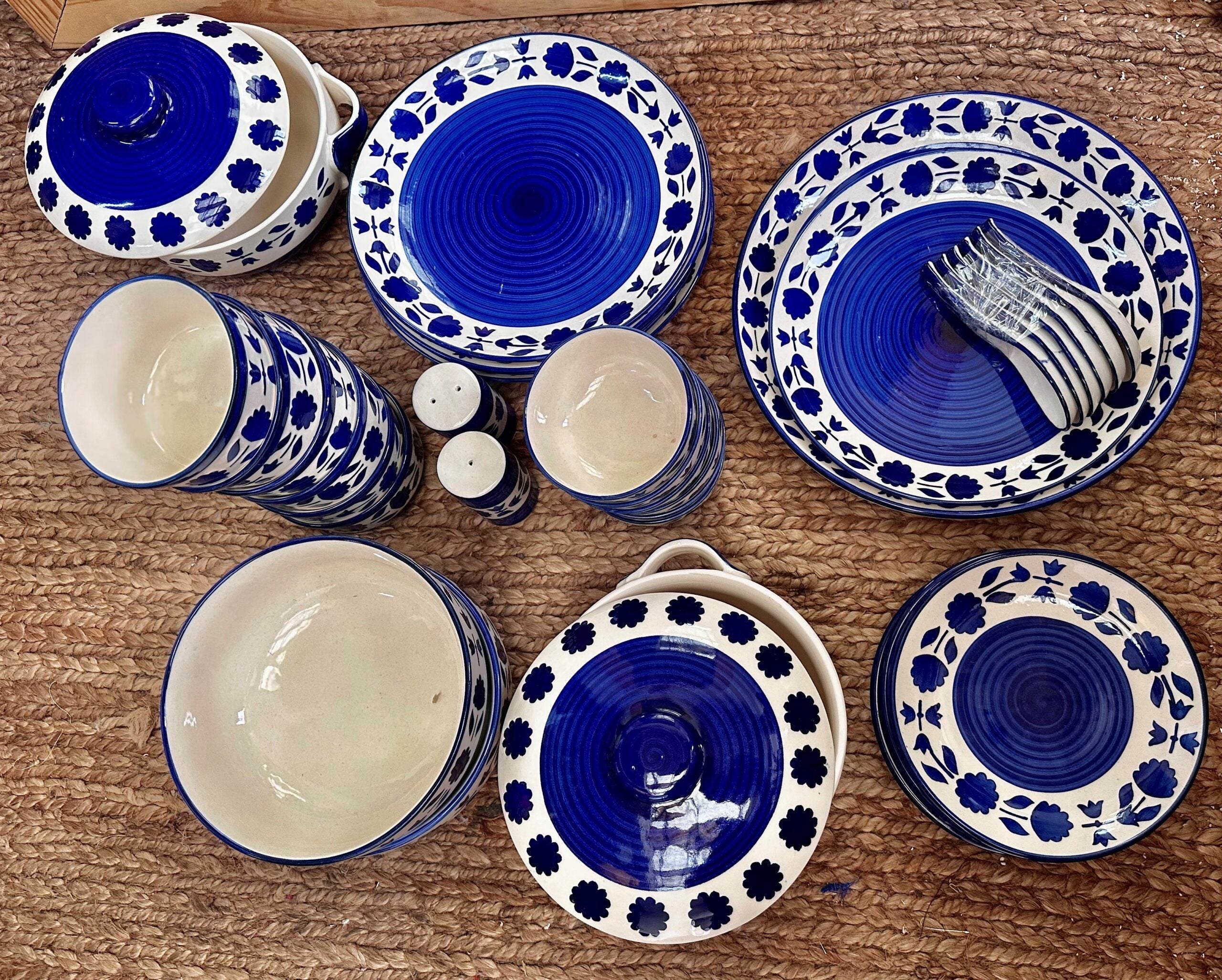 Night Blue Dinner Set