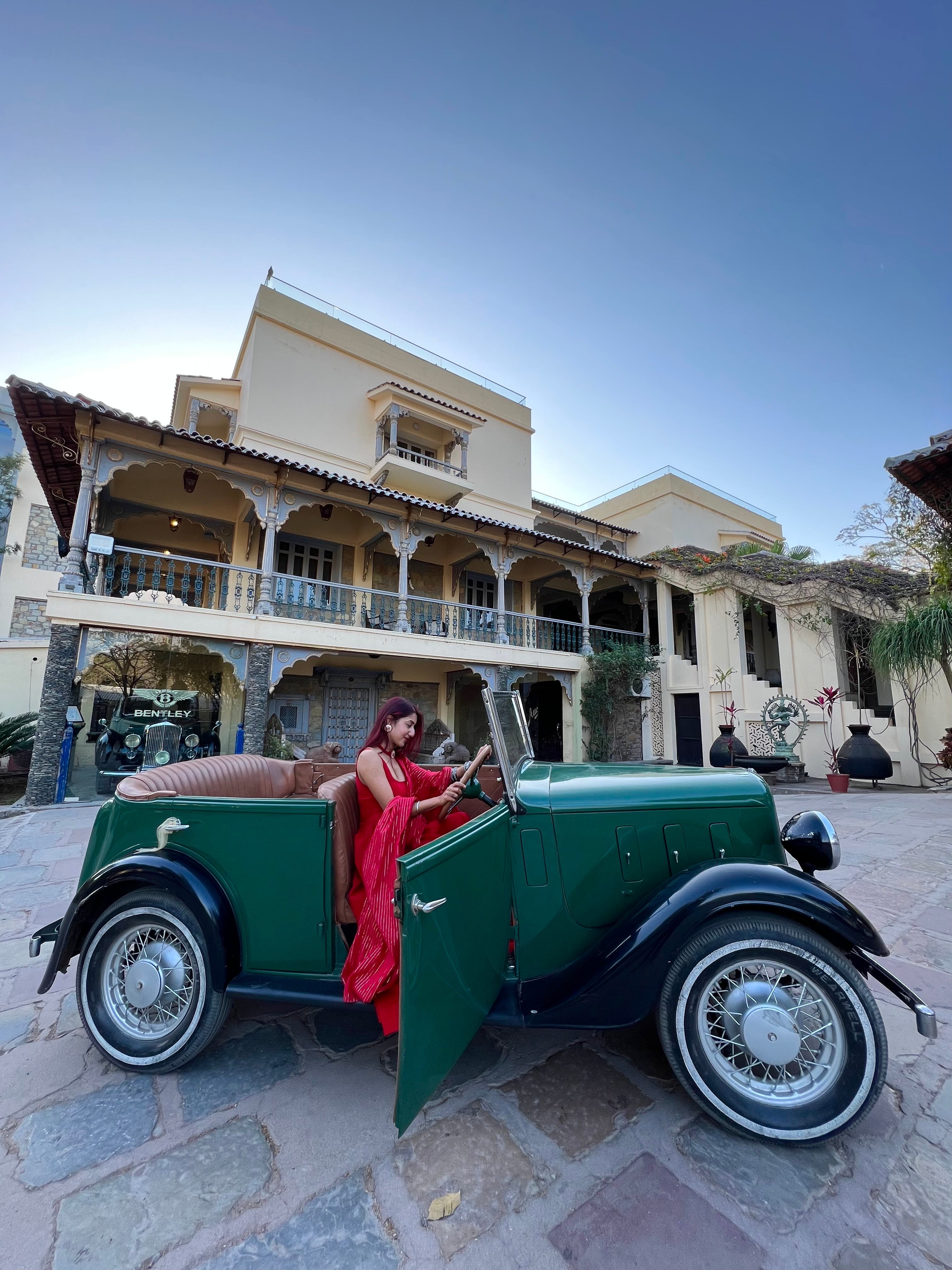 Noori Red Anarkali Set