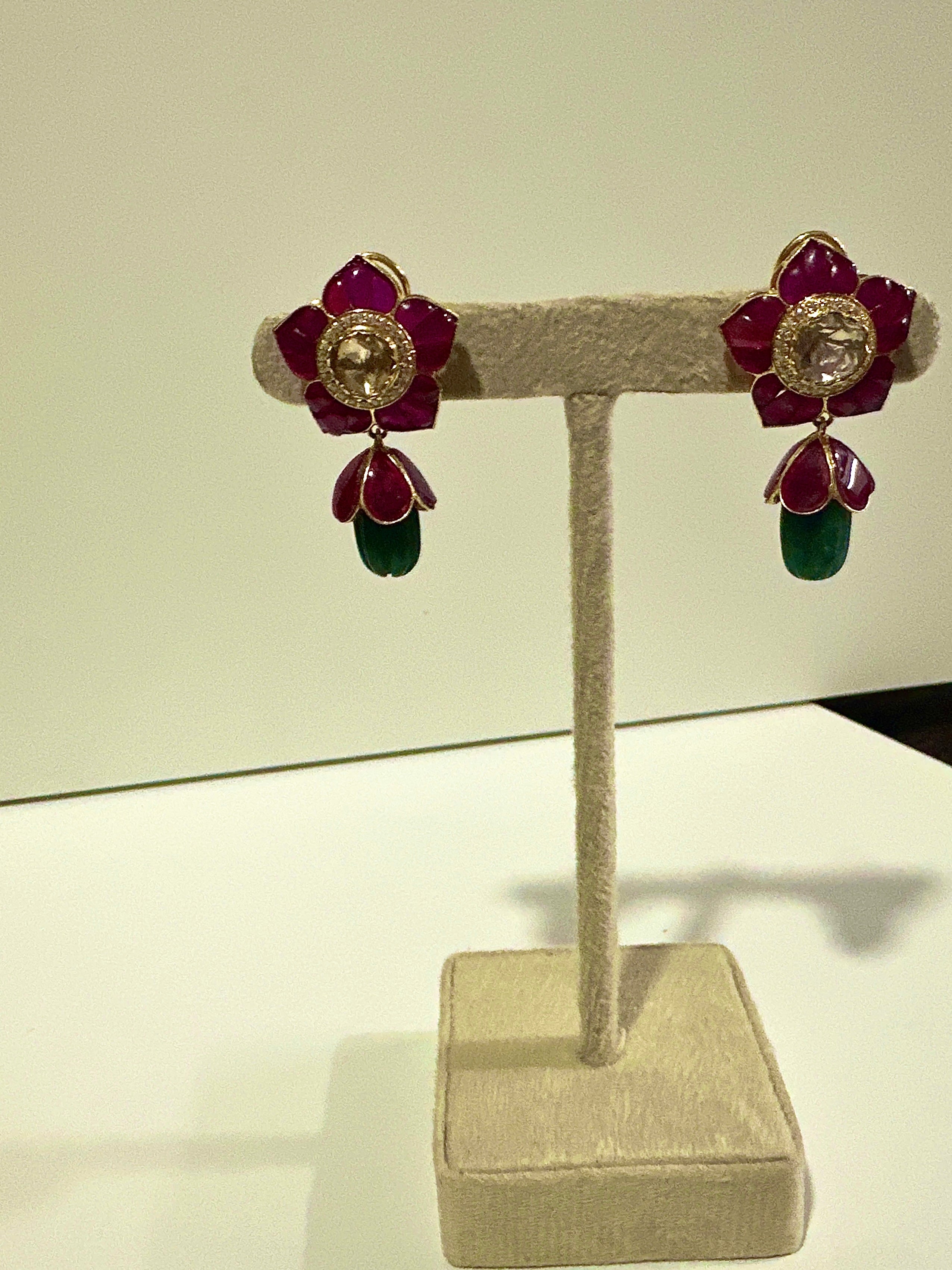 Grace  Red Earrings