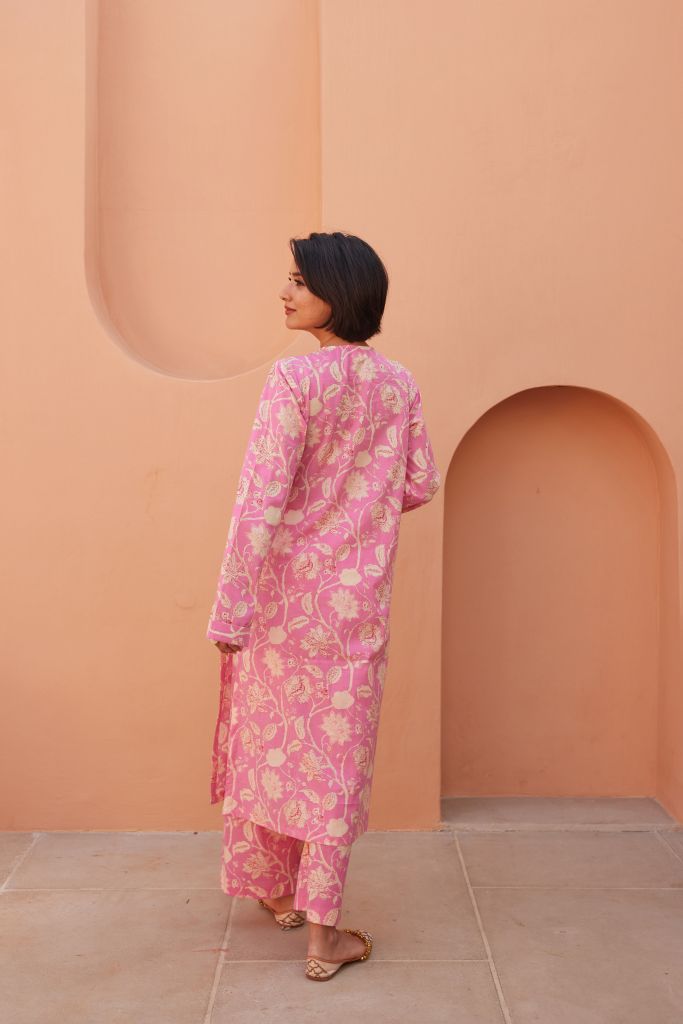 Aqil Pink Co-Ord Set