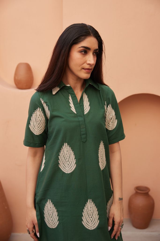 Khalak Green Co-ord Set