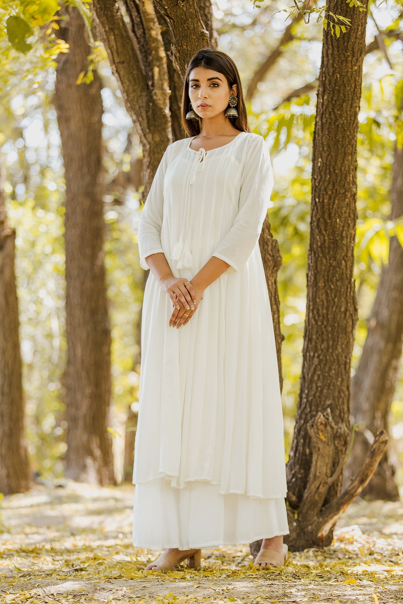 Kareena Kapoor in Glorious White Kalidar Set Gulabo Jaipur