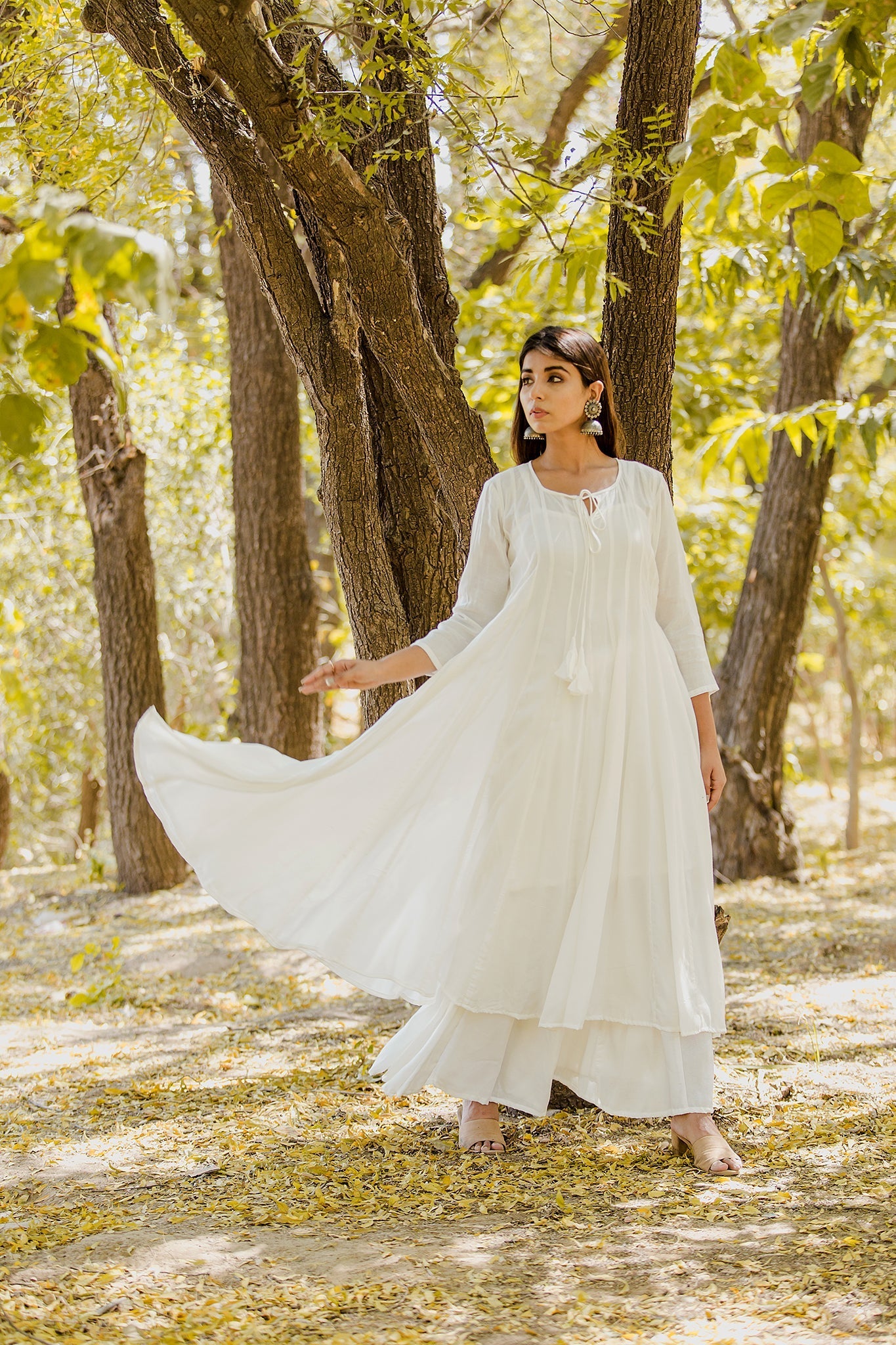 Kareena Kapoor in Glorious White Kalidar Set Gulabo Jaipur