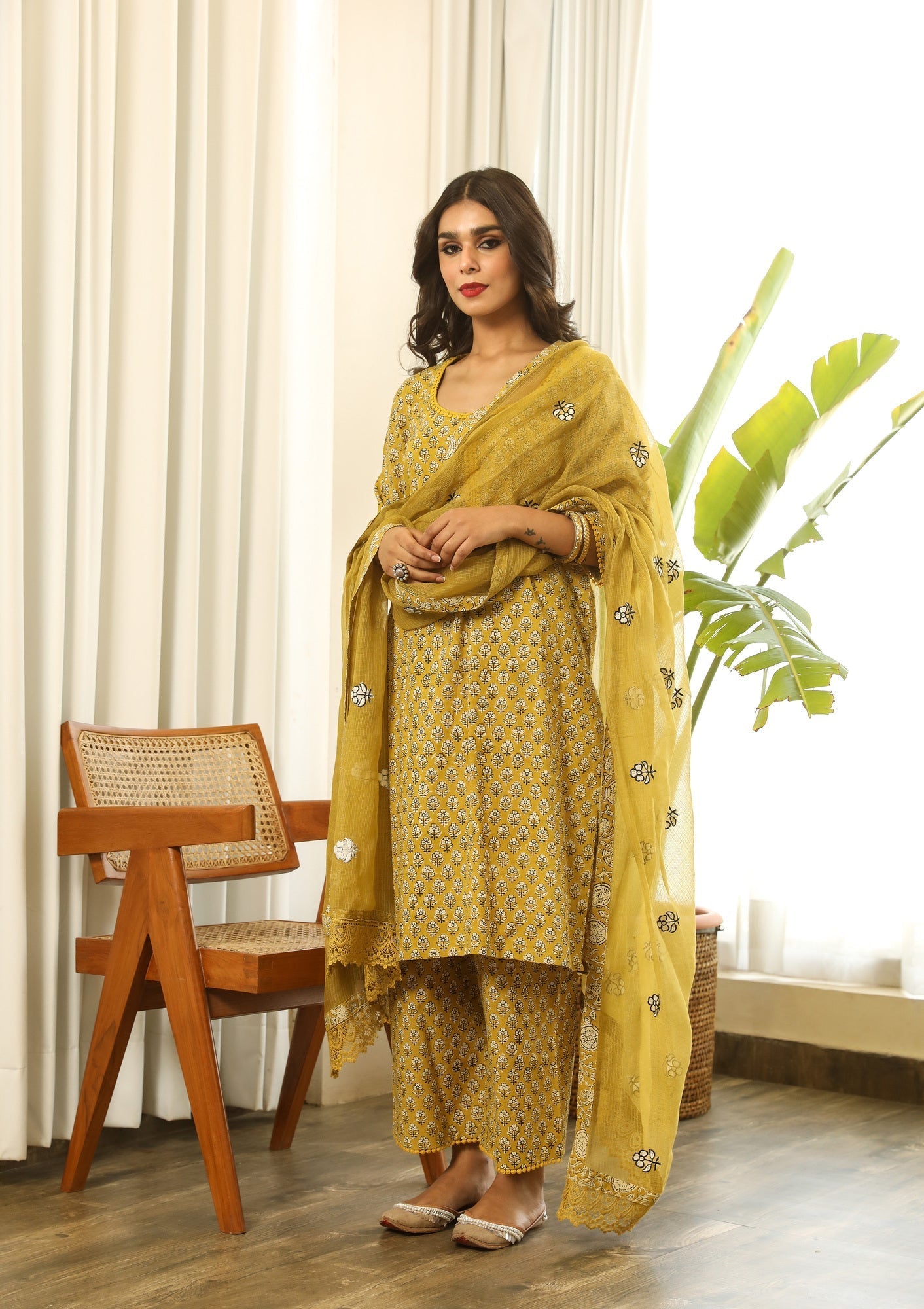 REKHA YELLOW SET Gulabo Jaipur