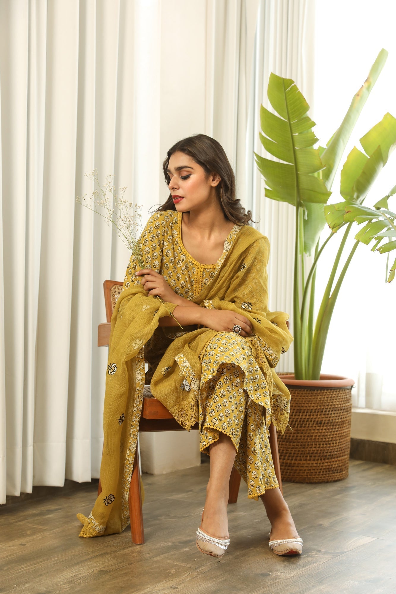 REKHA YELLOW SET Gulabo Jaipur