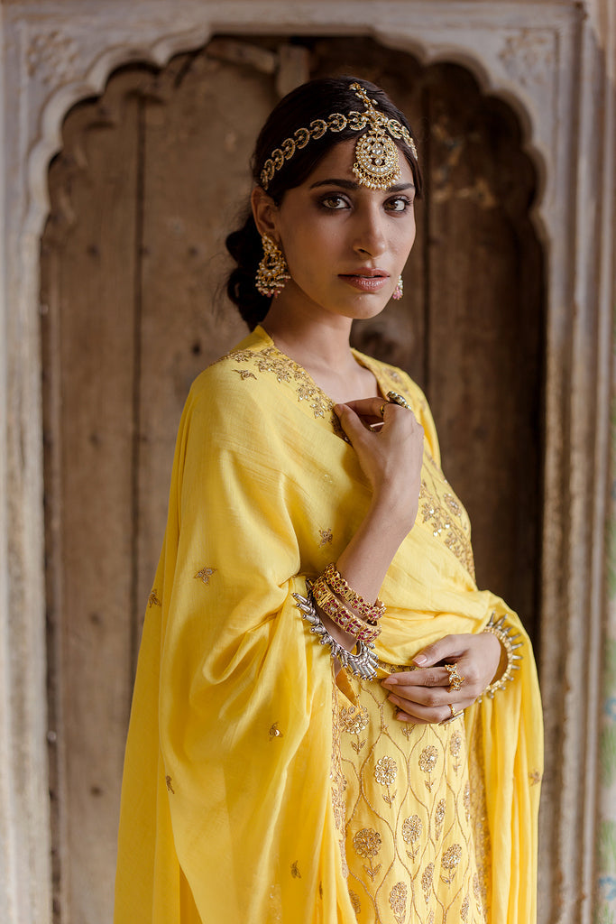 Sweta Yellow Set Gulabo Jaipur