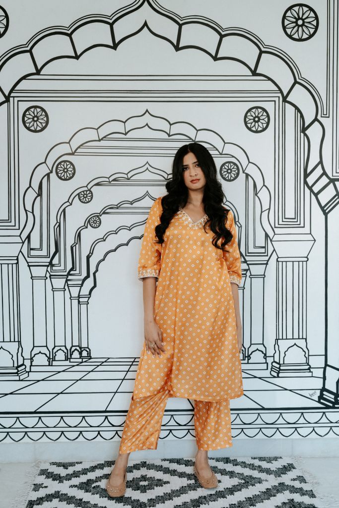 Niroz Yellow Co-Ord Set