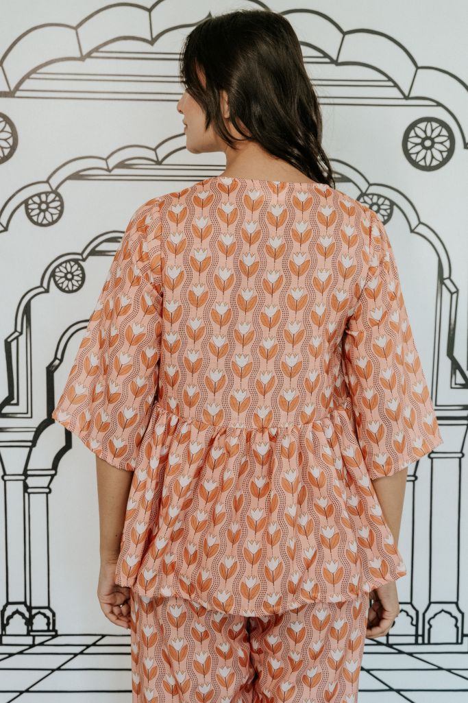 Gifa Peach Co-Ord Set