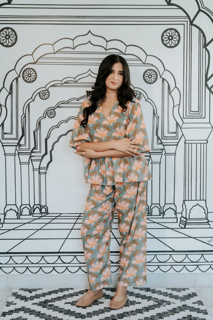 Gifa Sky Blue Co-Ord Set