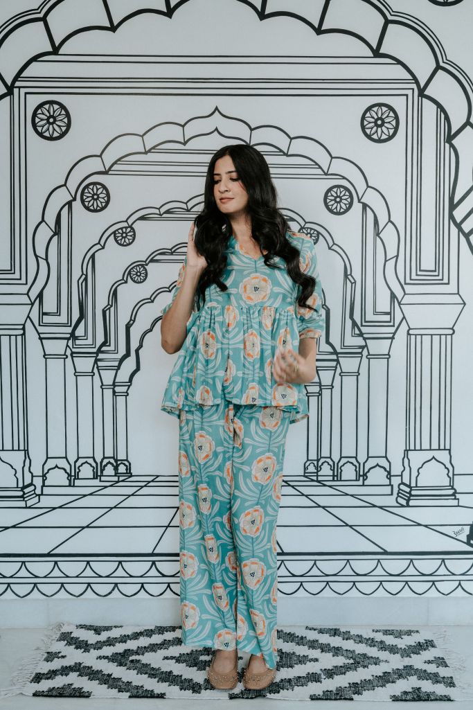 Gifa Baby Blue Co-Ord Set