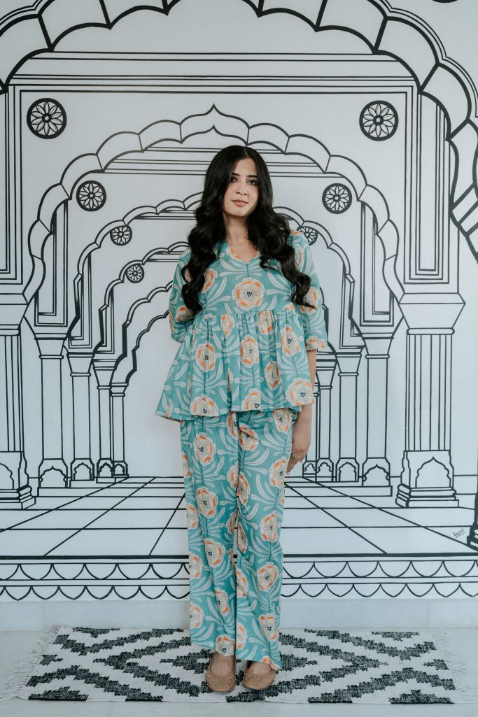 Gifa Baby Blue Co-Ord Set