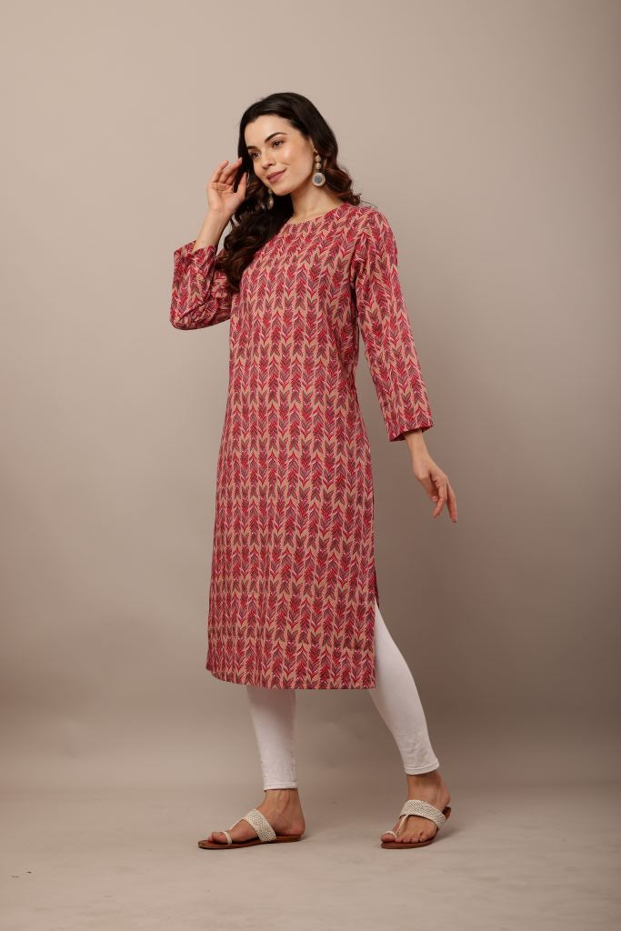 Jazz Pink Kurta